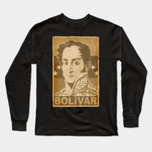 Simon Bolivar Poster Long Sleeve T-Shirt